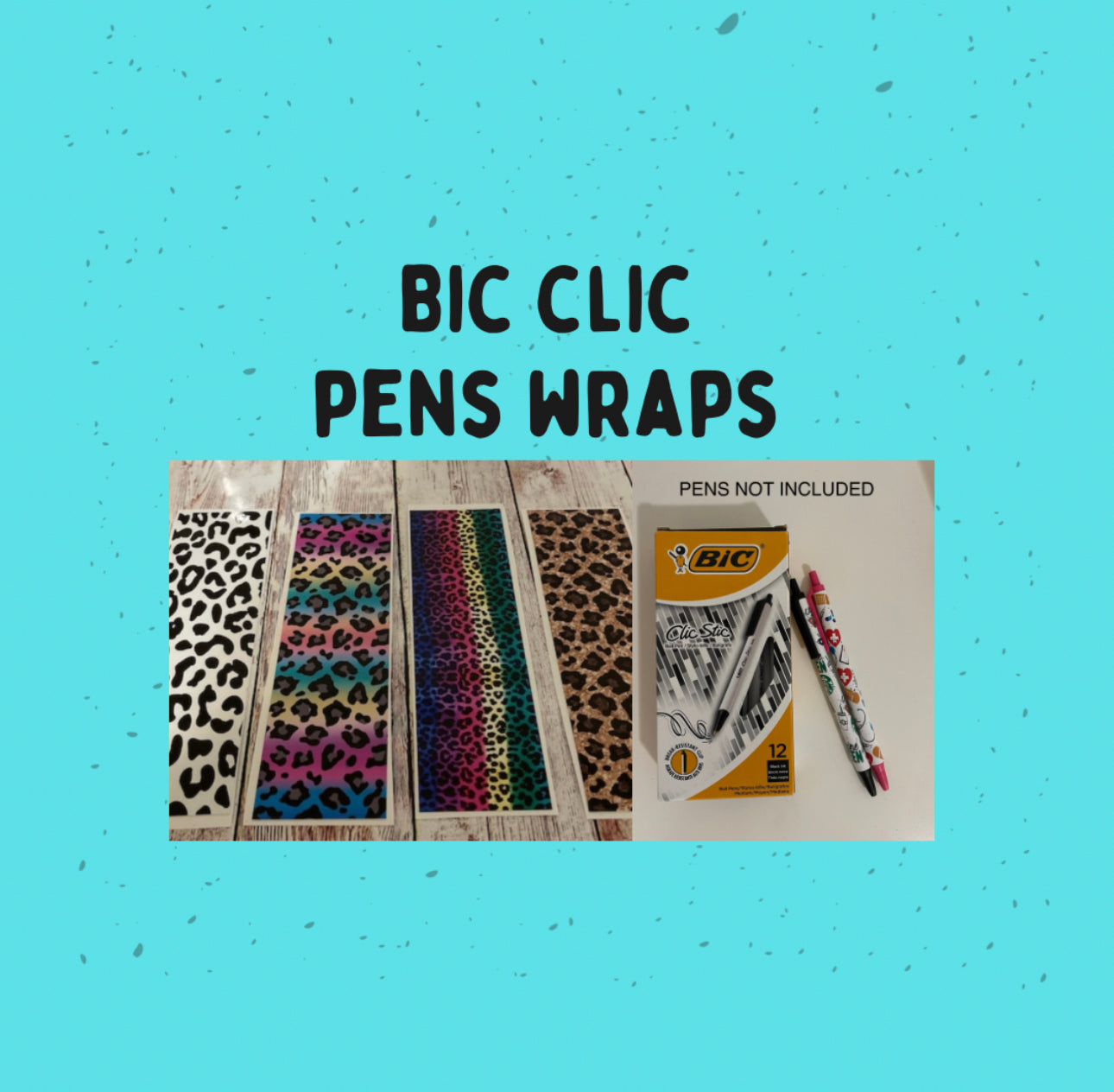 Pen Wrap VALENTINE For BIC CLIC RETRACTABLE PENS