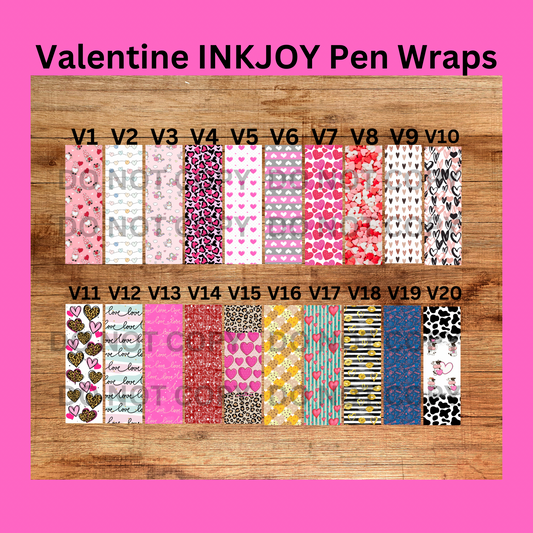 Pen Wrap VALENTINE For INKJOY GEL PENS