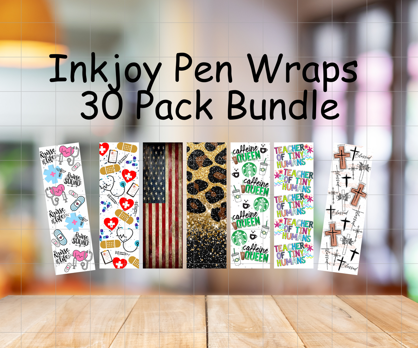 30 Pack Pen Wrap For INKJOY  Bundle