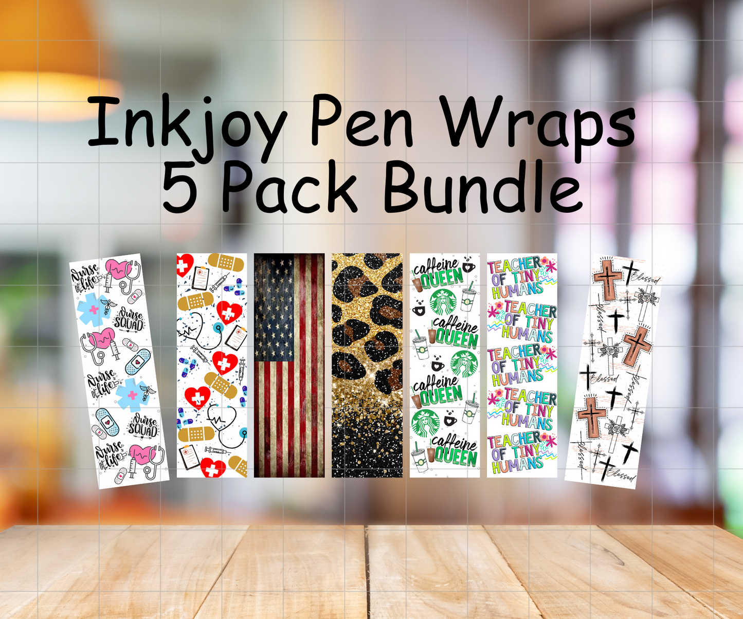 5 Pack Pen Wrap For INKJOY  Bundle