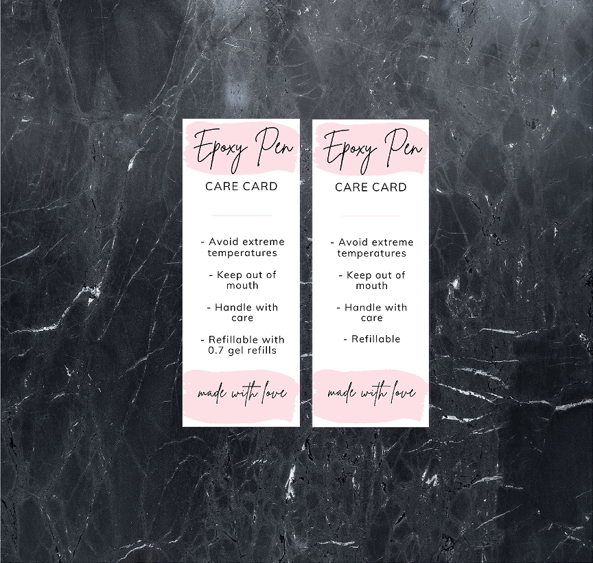 Care Card Stickers 16 Pack